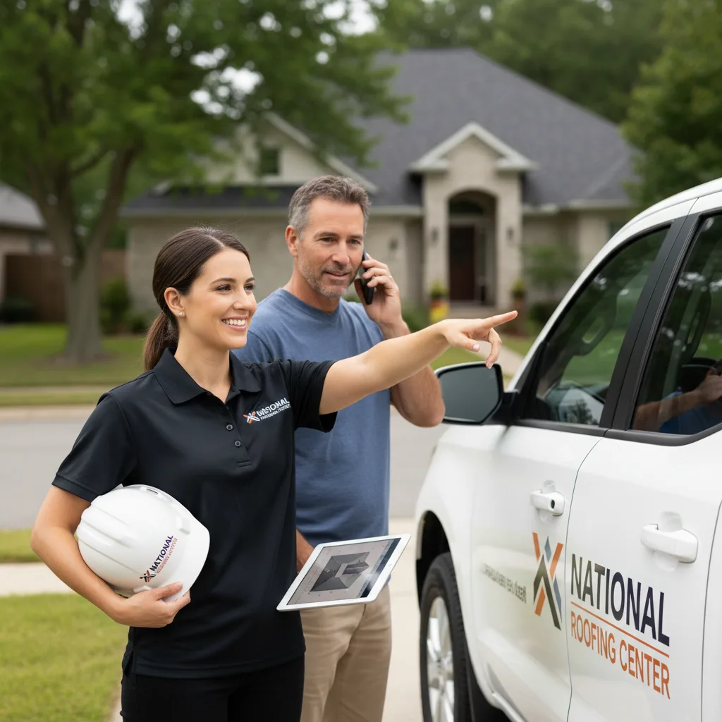 National Roofing Center customer support in Ferdinand